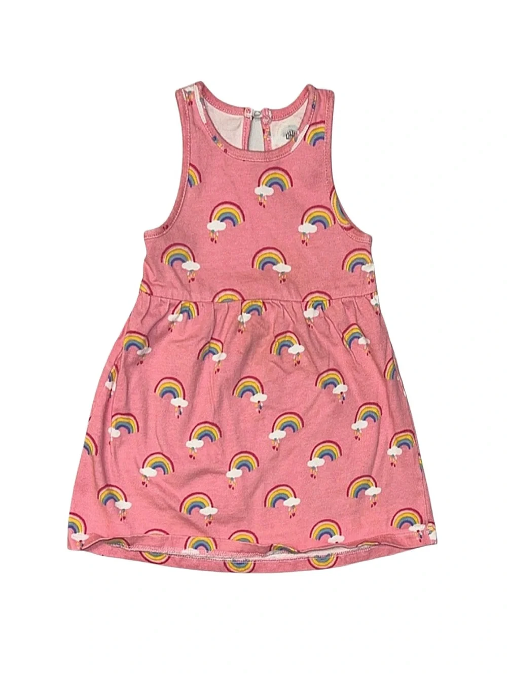 LITTLE ME Girl's Sleeveless Rainbow Dress 24 Months